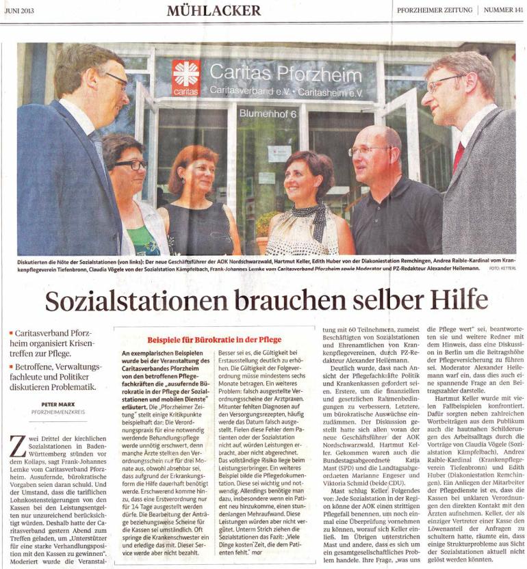 Sozialstationen brauchen selber Hilfe_Pforzh. Ztg_2013-06-21.jpg